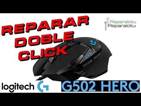 Repairing a Logitech G502 Hero double-click