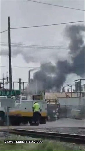 Officials say a Chalmette refinery caught on fire and caused an explosion Friday afternoon.