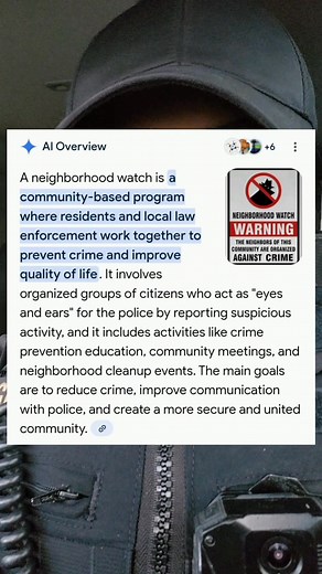 Neighborhood Watch Program: See Something, Say Something.👮‍♀️👮 | Mercy Jane Griesel