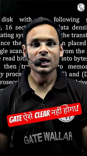 Syllabus रटने से GATE Clear नहीं होगा? 🚫 #PW #Shorts