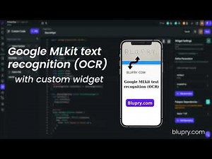 Google MLkit text recognition OCR FlutterFlow