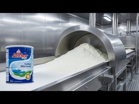 How Milk Powder is Made | Modern Milk Powder Processing Plant | Food Factory 🥛