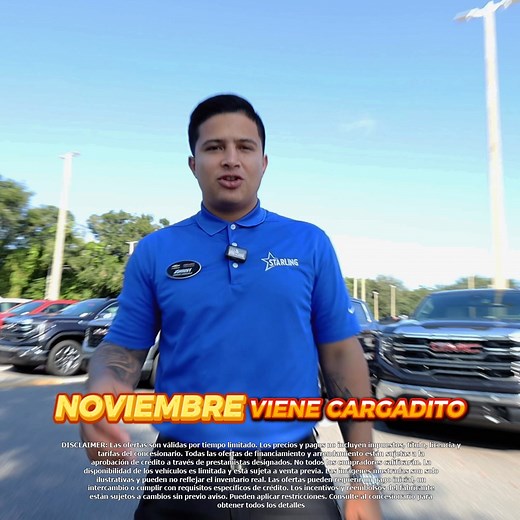 ¿Todavía sueñas con una GMC Sierra o Chevy Silverado? OFERTA EXCLUSIVA: • Hasta $15,000 de DESCUENTO • 0% APR en Sierra / 2.9% APR en Silverado • ¡No pagues hasta 2026! Ventaja adicional: • Proceso fácil y sin presión ⚠️ Ofertas limitadas! Obtén tu camioneta ideal hoy mismo. Consultar condiciones al concesionario. | Starling Chevrolet GMC | Facebook