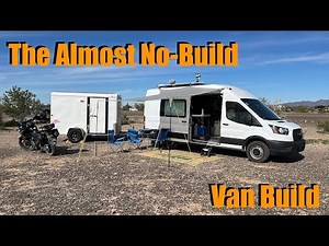 The Almost No-Build Ford Transit Van Build - Shade Cloth for Van Life