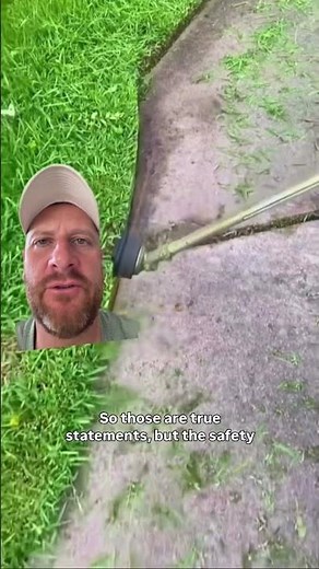 String Trimmer Guard: ON vs. OFF! 🤔 #lawncare #lawncarebusiness