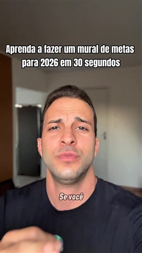 Stefano Di Vittoria on Instagram: "Cuida que 2026 é logo ali 🎯 Instruções 👇 Passo 1: Baixa e entra no app Gemini. Passe 2: Seleciona as fotos/imagens que você deseja que esteja no seu mural. Passo 3: Copia e cola o prompt a seguir para gerar sua imagem ou comenta “Mural” que te envio no direct: “Crie uma imagem realista de um mural de visualização (vision board) físico para ‘METAS 2026’. O fundo deve ser uma textura de cortiça. Organize todas as imagens fornecidas em uma colagem densa e em cam