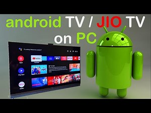 How to Install android TV / JIO TV on Windows 10/11 PC