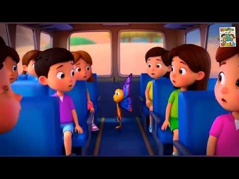 Titli Udi Bus Main Chadhi |तितली उड़ी| Nursery Poem and cartoon song for kids and Toddlers in Hindi
