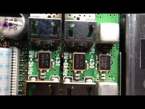 ICOM 7410 installing roofing filter