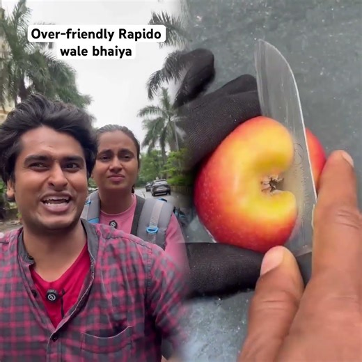 Over-friendly Rapido wale bhaiya😵💫#funnyshorts #comedy #rapido #relatable #explore #laugh #memes