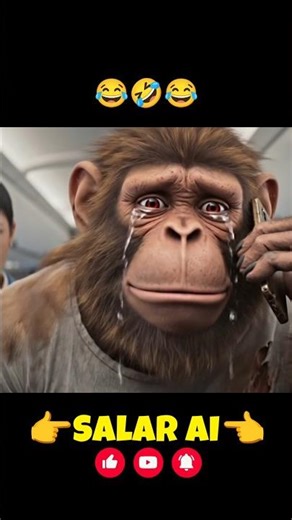 Mere Chacha DM Hai। Monkey। Funny Monkey Video 😯 #aimonkey #shorts #aivlog #ai