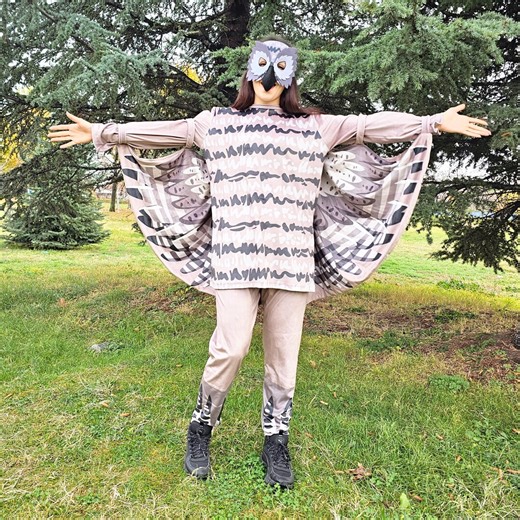Adult Costume of Owl, Costume of Owl Bird, Party Dress of Forest Bird - Etsy
