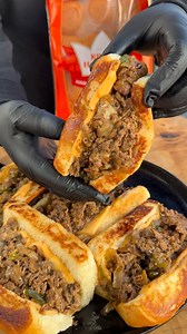 3.7M views · 45K reactions | Pull apart cheesesteak sliders | Miguels cookingwithfire | Facebook