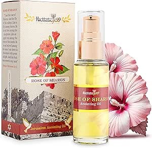 HalleluYAH Anointing Oil from Israel - Rose of Sharon Anointing Oil Jerusalem | Total Amount 1oz