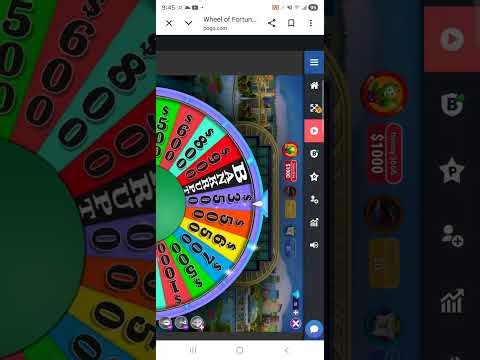 Wheel of fortune pogo games Spring break/Easter