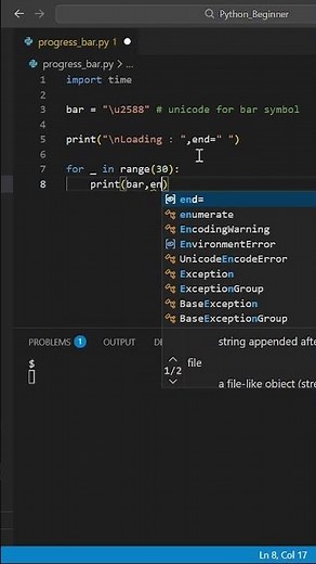 Python Progress Bar #python #pythontutorial #pythonforbeginners