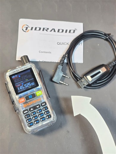 Watch How I Use this USB Programming Cord with my UV5R Handheld HAM Radio on Amazon Live