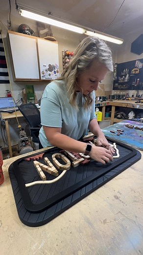 Creating Custom Wood Signs with Scroll Saw | Woodworking Artist