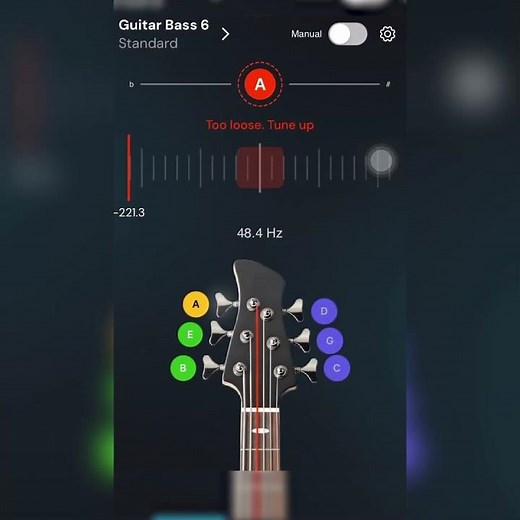 How to tune 6 string bass tuning?