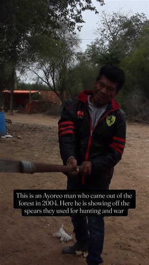 Deep Jungle Studios on Instagram: "In 2004, one of the last groups of uncontacted peoples in the world came out of the forest. In northern Paraguay, to this day there are still bands of uncontacted tribes that inhabit the sprawling Chaco Forest. The man filmed in this video was one of the Ayoreos who left the forest in 2004. Here he is seen showing us his old hunting and war spears #chaco"