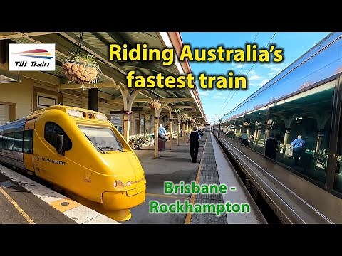 Australia’s Electric Tilt Train | Brisbane to Rockhampton in Business Class