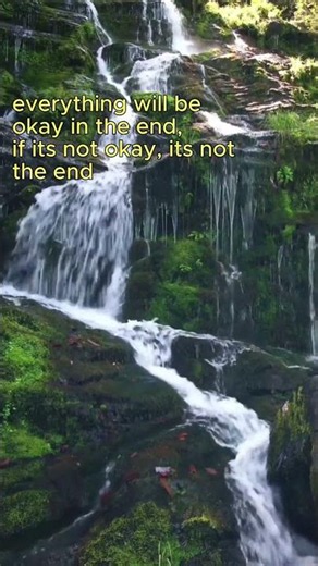 If it's not okay, it's not the end
