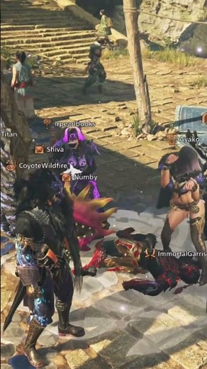 The Alluring Dance is this squad's most used gesture | #mhwilds #monsterhunterwilds #gaming