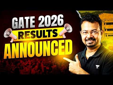 GATE 2026 Result OUT 🚨 | Congratulations to All GATE 2026 Rankers 🎉 | SK Mondal Sir (Ex-IES)