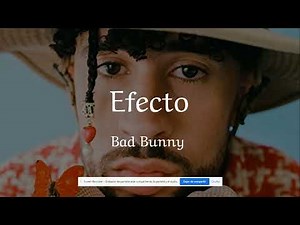 Bad Bunny - Efecto (Lyrics)