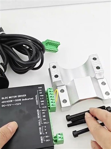 Motor de husillo CC sin escobillas de 48V y 500W, Sensor Hall