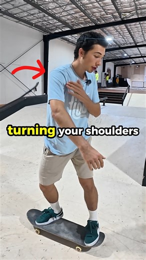 @flowsk8academy on Instagram: "How to FIX ✅ your Kickturns❗🛹 - Stop Throwing your Shoulders❗ - Just Turn your body and Bring your Leg Over✅ - #dubai #skate #skateboarding#skater #uae #tips #education #learning #howto"