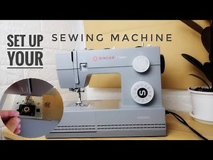How to thread bobbin sewing machine - singer Denim, Singer HD6335M วิธีกรอด้ายใส่กระสวย