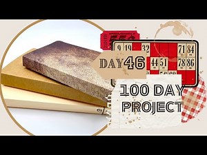 DAY 46 HOW TO : MAKE A JOURNAL COVER FROM A FILE FOLDER #the100dayproject #junkjournalideas