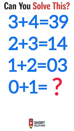 New Math Puzzle Challenge ⁉️ #maths