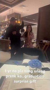 Graduation surprise prank