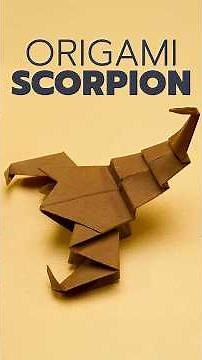 Origami Scorpion 🦂 | Easy Paper Scorpion Tutorial | Cool Paper Craft