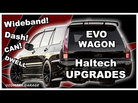 Mitsubishi Evo 9 Haltech Upgrades, VERY Detailed. Sensor Install & ECU setup, CAN, COP, Dwell, Dash