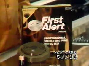 70's Ads: First Alert Smoke Detector 1977