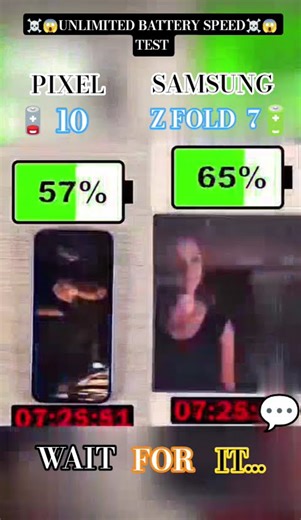 😱⚡ Google Pixel 10 vs Samsung Galaxy Z Fold 7 Battery Test!! 🔋🔥 Full Drain Comparison=73670408