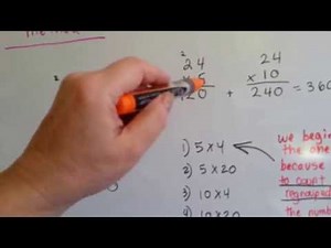 Grade 4 Math 3.6, Choose a multiplication method