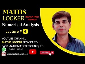 Regula Falsi Method | Numerical Analysis | Maths Locker