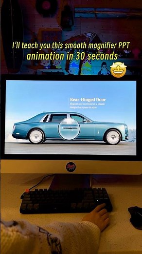 Focus Like a Pro—PPT Magnifying Glass Effect!❤️❤️❤️#presentation #powerpoint #students