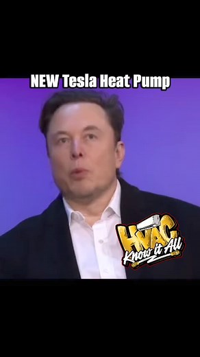 New Tesla Heat Pump... It's going to be epic! Subscribe to the HVAC Know It All Podcast. #hvac #hvacr #heatpump #hvacsystem #hvaclife #HVACKnowledge #hvacmeme #hvacpodcast #hvacknowitallpodcast #hvacbusisness #hvacservice #electrification | HVAC Know It All