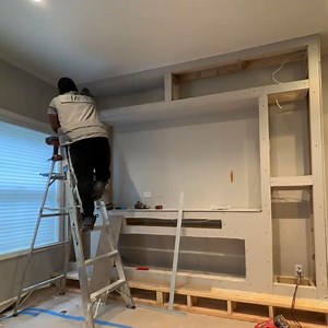 60K views · 526 reactions | Building a media wall by himself  | MetDaan DIY | Facebook