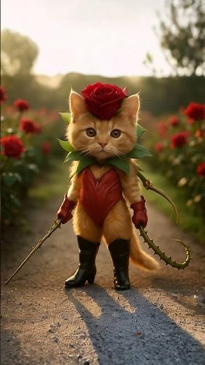 🌹 Cat Transforms to ULTIMATE Rosemon! So Beautiful! ✨