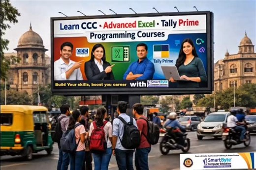 Smartbyte Computer Education || chakkinaka on Instagram: "LEARN CCC | ADV. EXCEL | MASTERING IN TALLY PRIME WITH GST FILLING JOIN SMARTBYTE TODAY!! #smartbyteclasses #viralreels #technology #trend #smartbytecomputereducation"