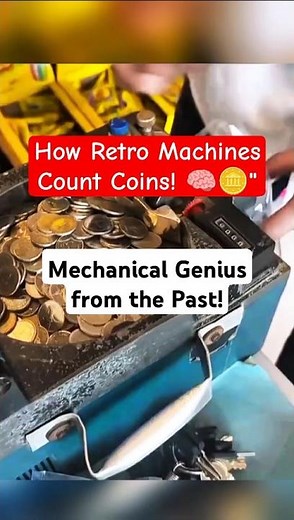 Old Coin Counter Still Works Like Magic! Mechanical Brilliance! 🪙