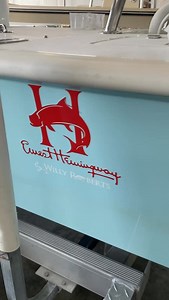 Masters of skiff art. Only at Willy Roberts Boats.#willyrobertsboats #skifflife #flatsboat #willyroberts #ernesthemingway | Willy Roberts Boats