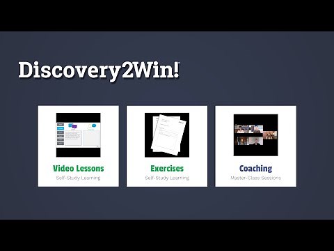 Discovery2Win! | 2Win! Secret Discovery Techniques to Nail the Demo or Presentation