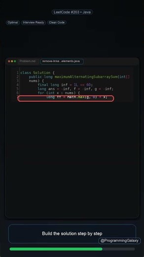 Remove Linked List Elements in Java | Fast LeetCode Solution #shorts